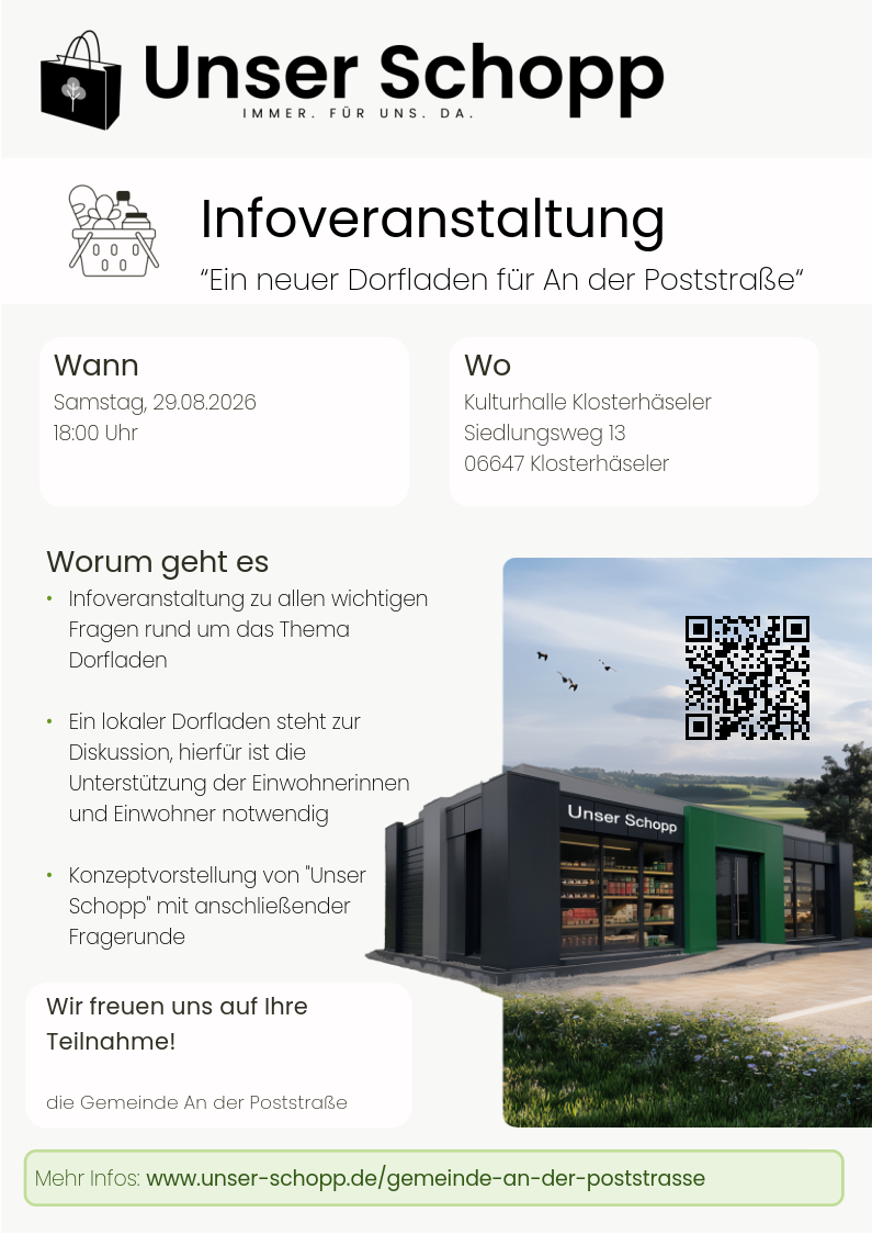 Einladung zum Bürgerdialog in An der Poststraße